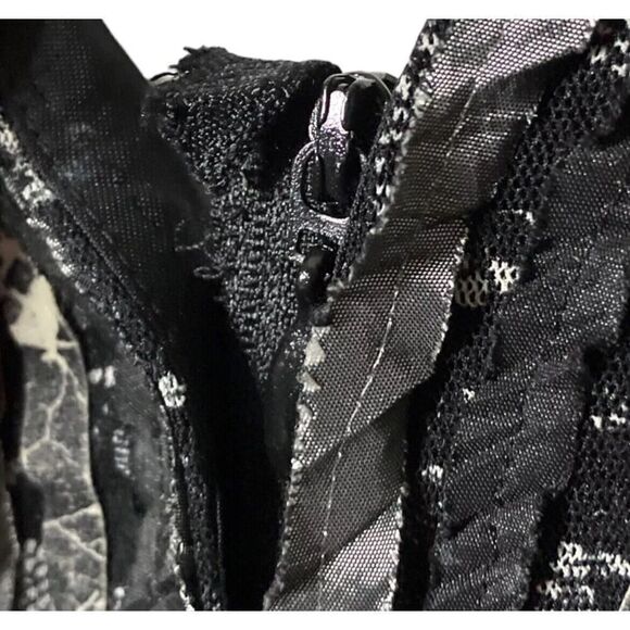 Obstinee By IKA Womens Partial Zip Floral Lightweight Blazer Style Jacket US 14 - Picture 2 of 12